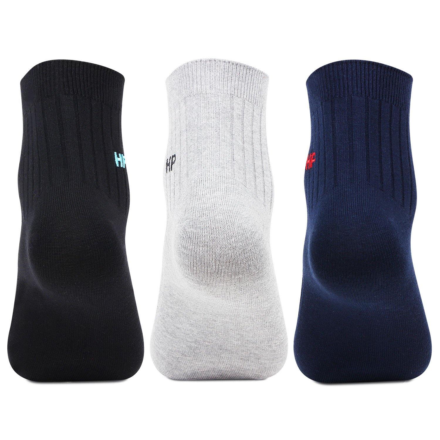 Hush Puppies Men's Cotton Ankle Rib Socks - Pack of 3 - Bonjour Group