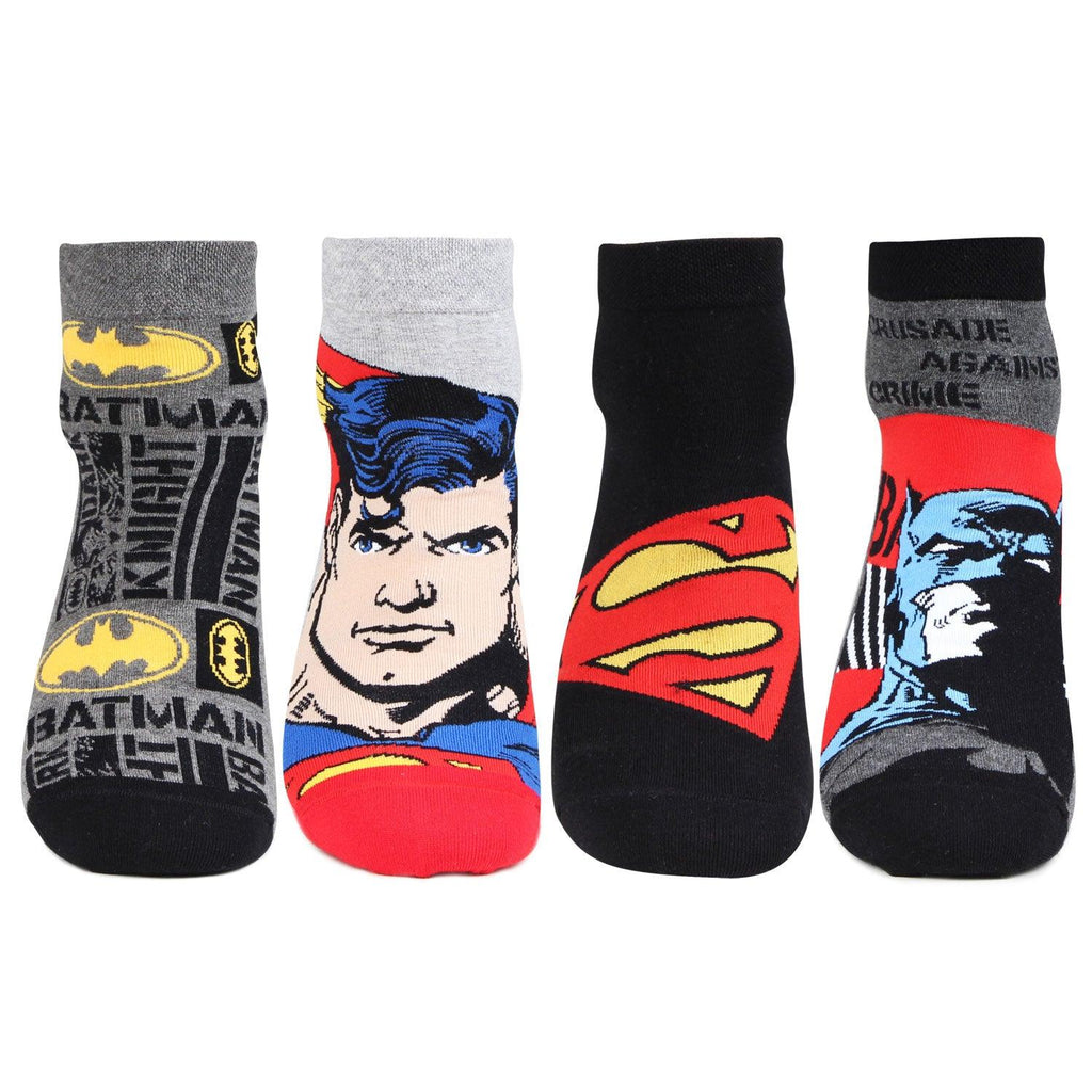 Superman and Batman Men's Ankle Socks