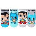 Chibi Batman & Superman Infant Unisex Socks-Pack Of 4