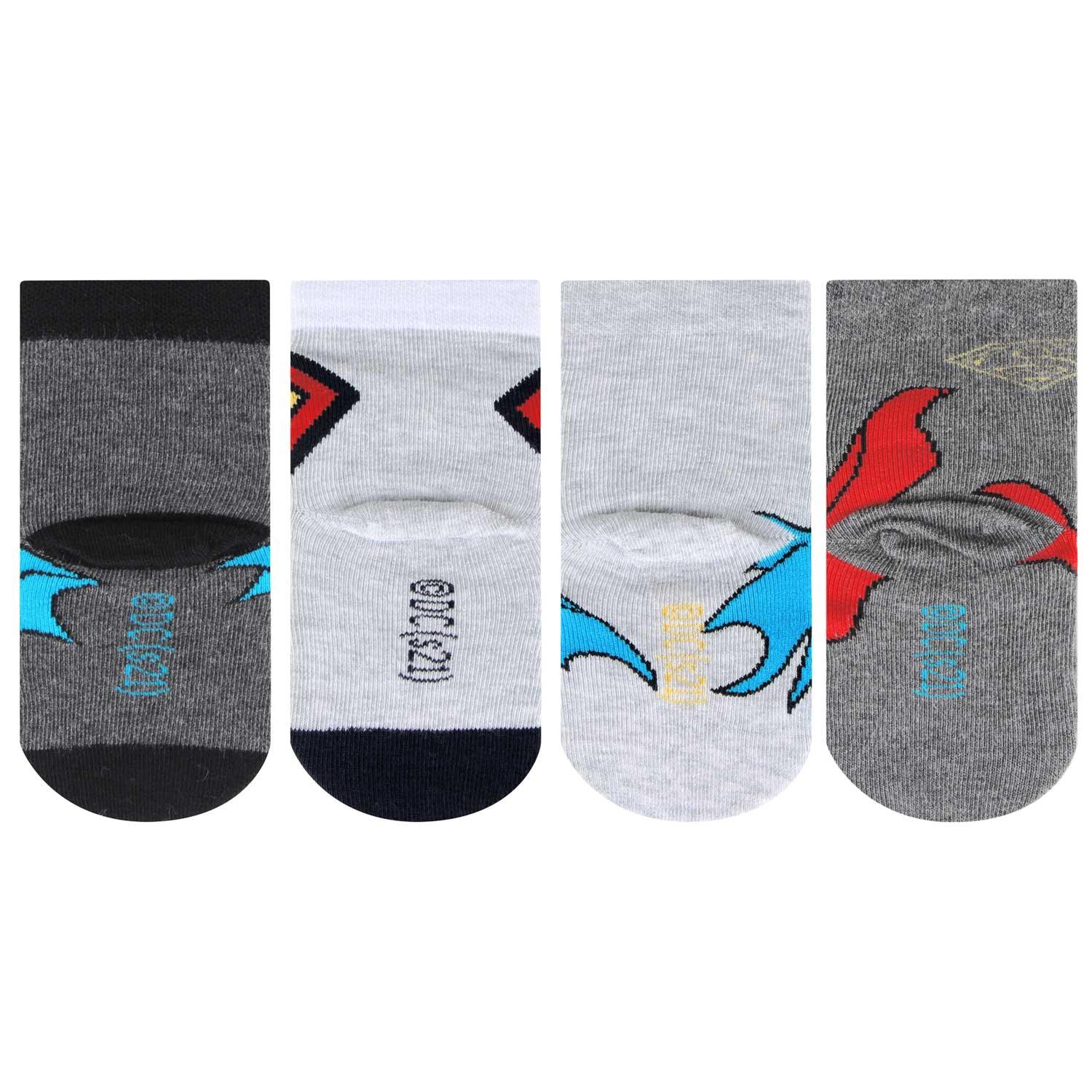  Batman & Superman Unisex Socks For Babies