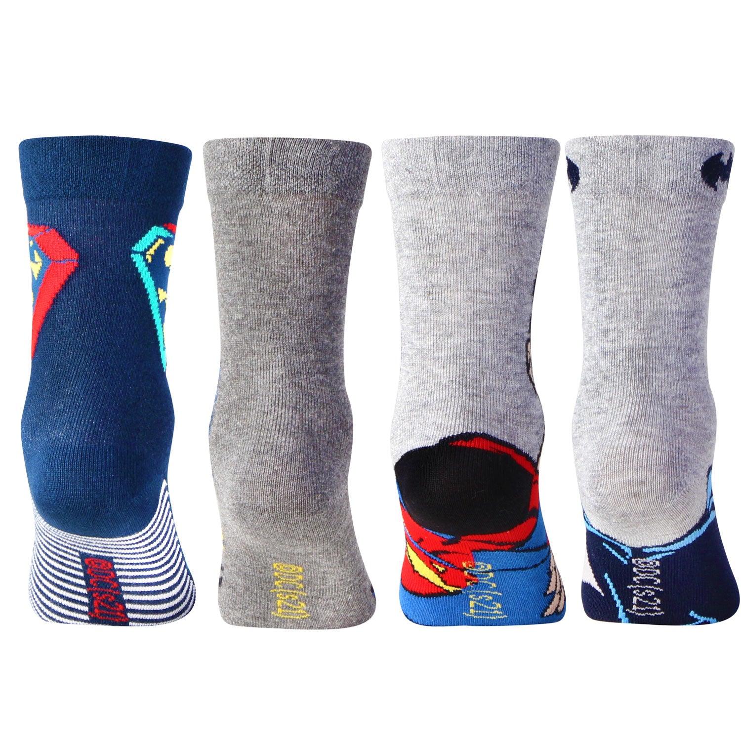 Superman Batman Socks for Kids