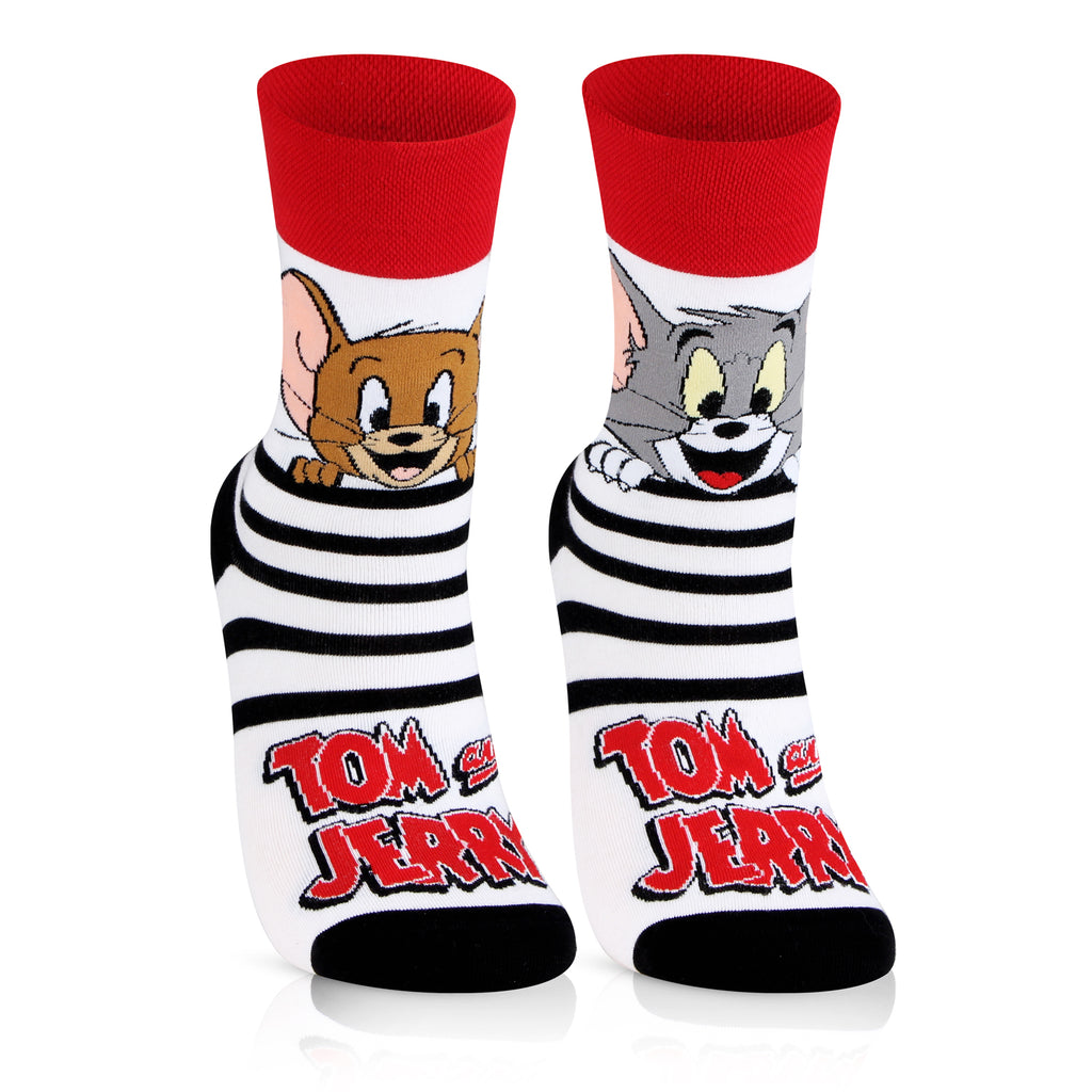 Tom & Jerry Crew length Unisex Cotton Socks