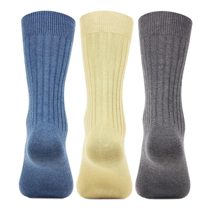 Hush Puppies Men's Cotton Crew Rib Socks - Pack of 3 - Bonjour Group