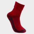 Women's Woolen Anti-Skid (Gripper) Indoor Socks - Maroon
