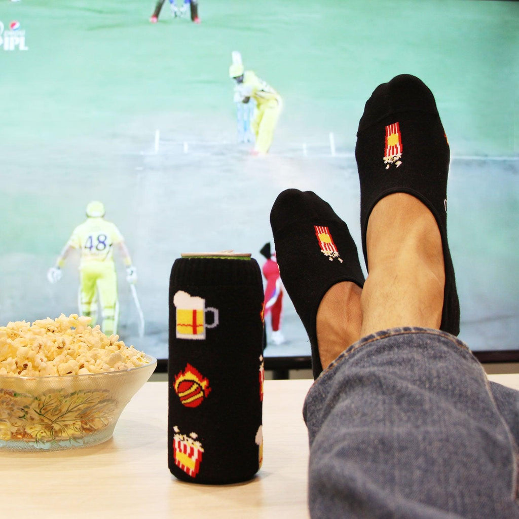 binge-watch cricket lover socks