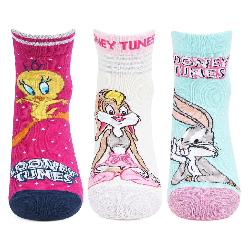 Looney Tunes Girls Ankle Socks
