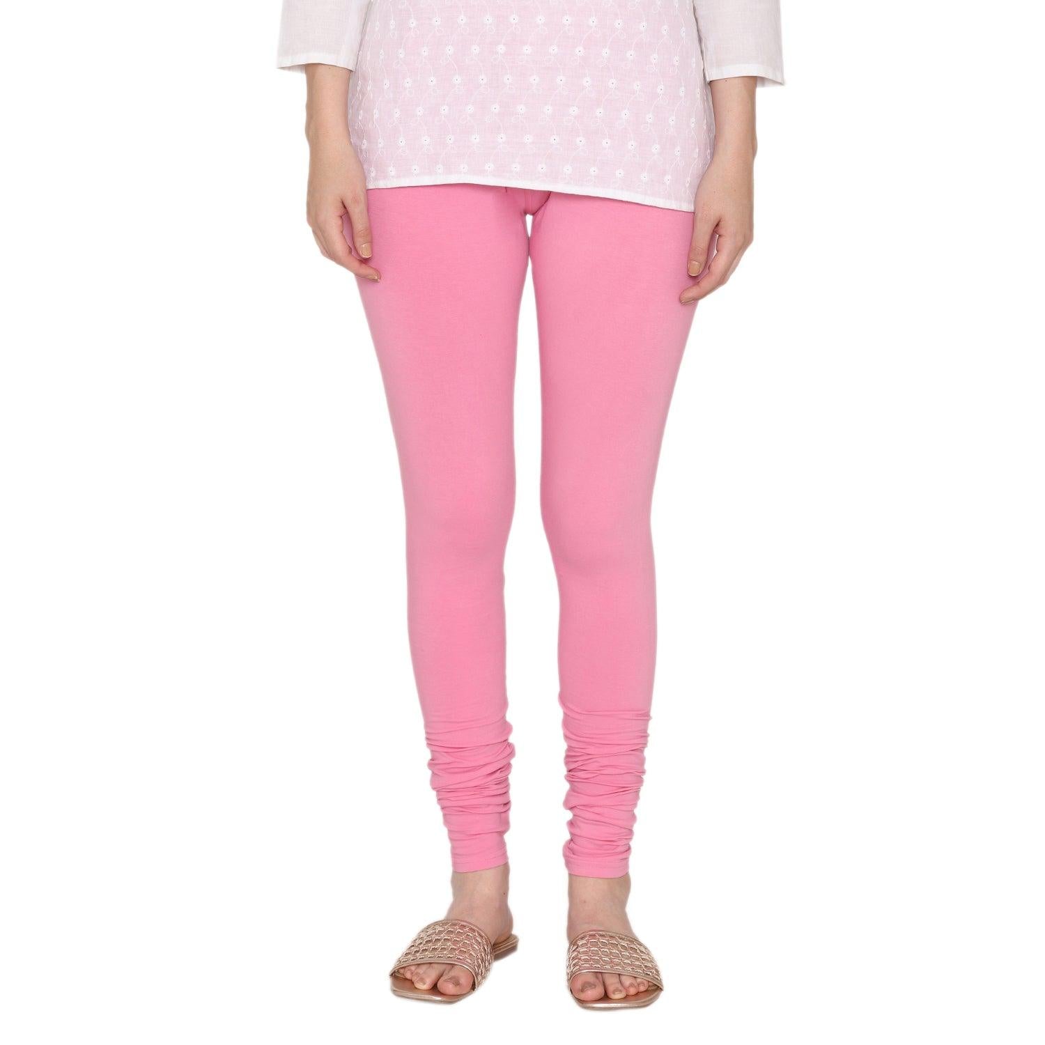  Women's Cotton Stretchable Churidar Legging