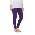Women's Cotton Churidar leggings (Free Size) - Ultra Voilet