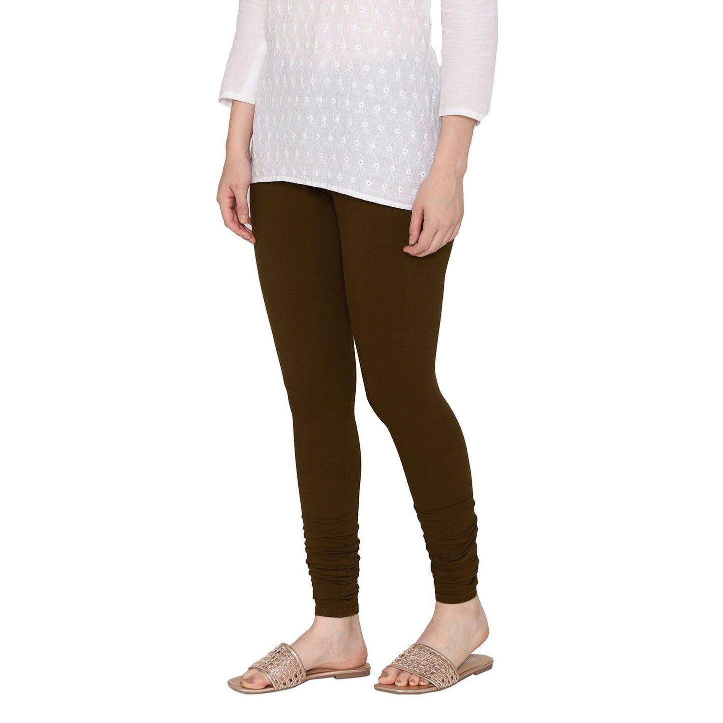 Cotton Stretchable Churidar Legging For Ladies