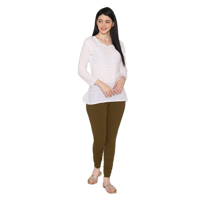 Online Cotton Stretchable Churidar Legging