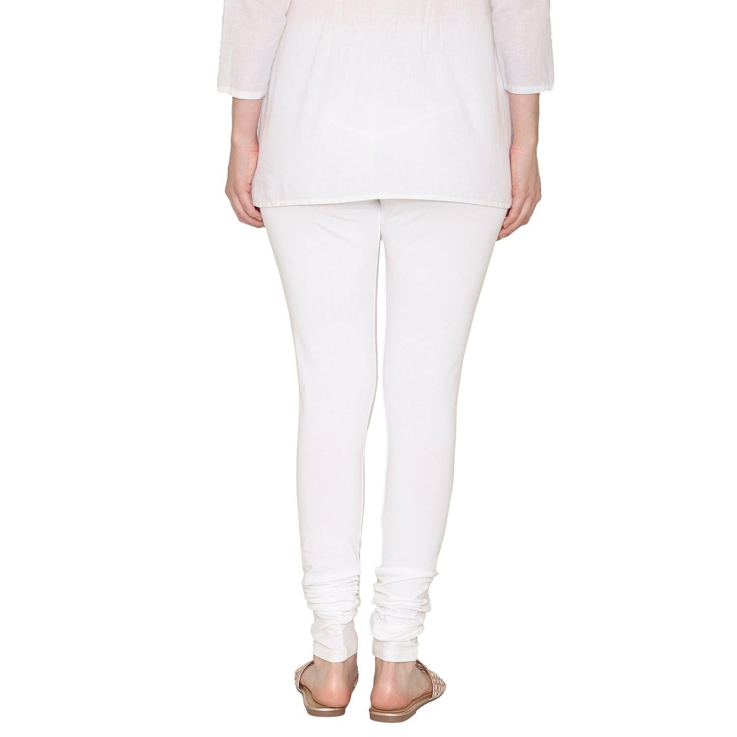 Off White Color Leggings 