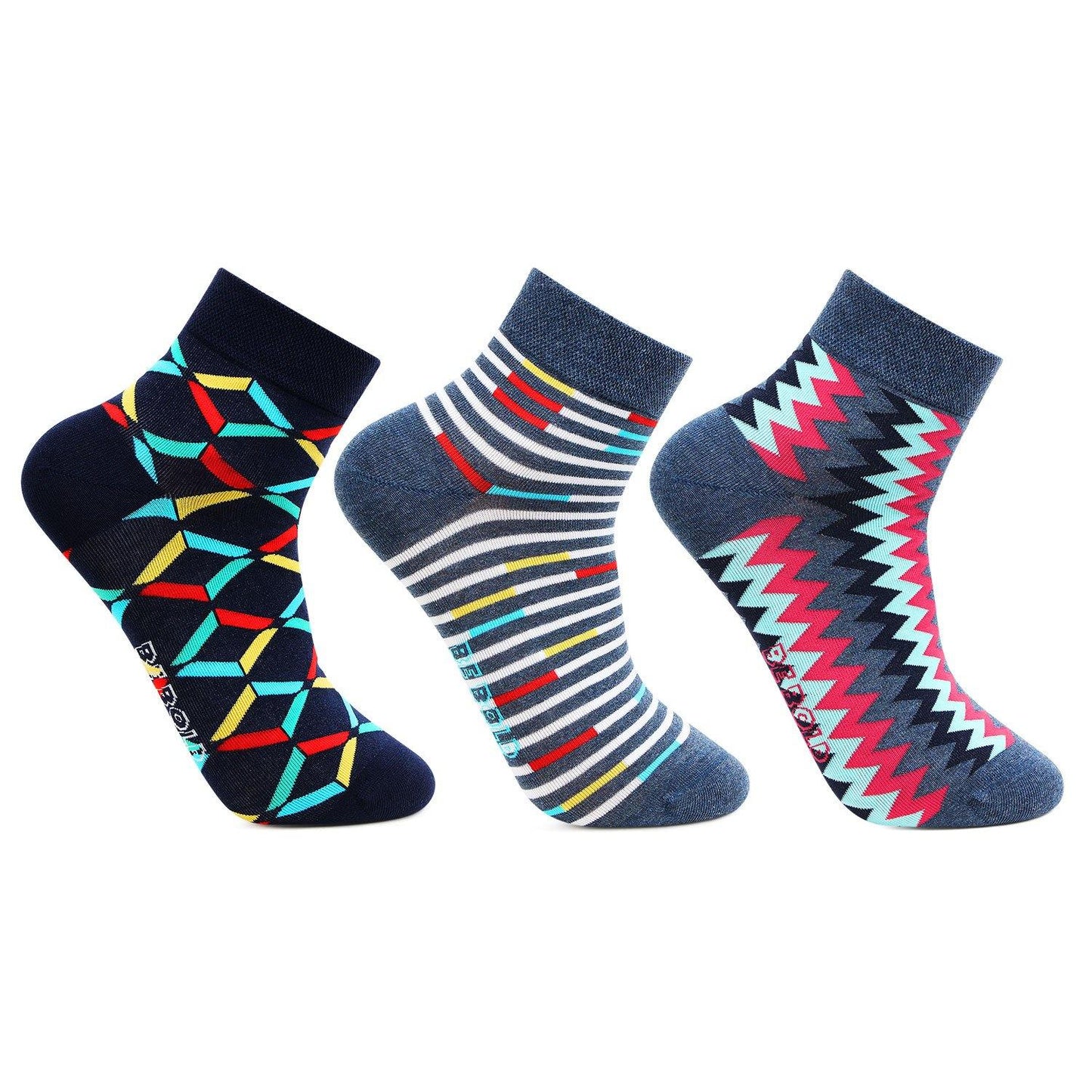 Bold Anklet Socks