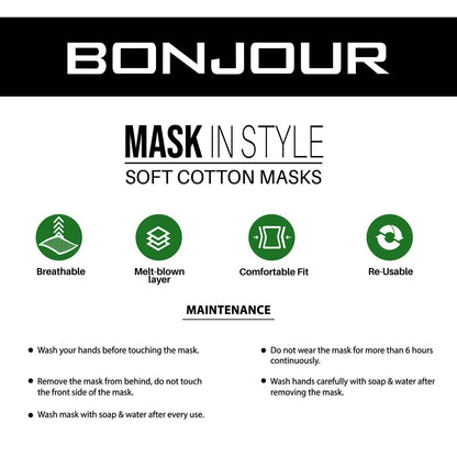  Printed  Mask For Ladies
