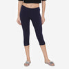 Women's Comfy Classy Capri Leggings - Navy - Bonjour Group