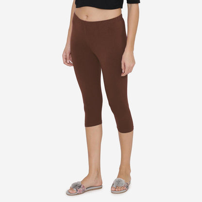 Ladies Cotton Capri Leggings