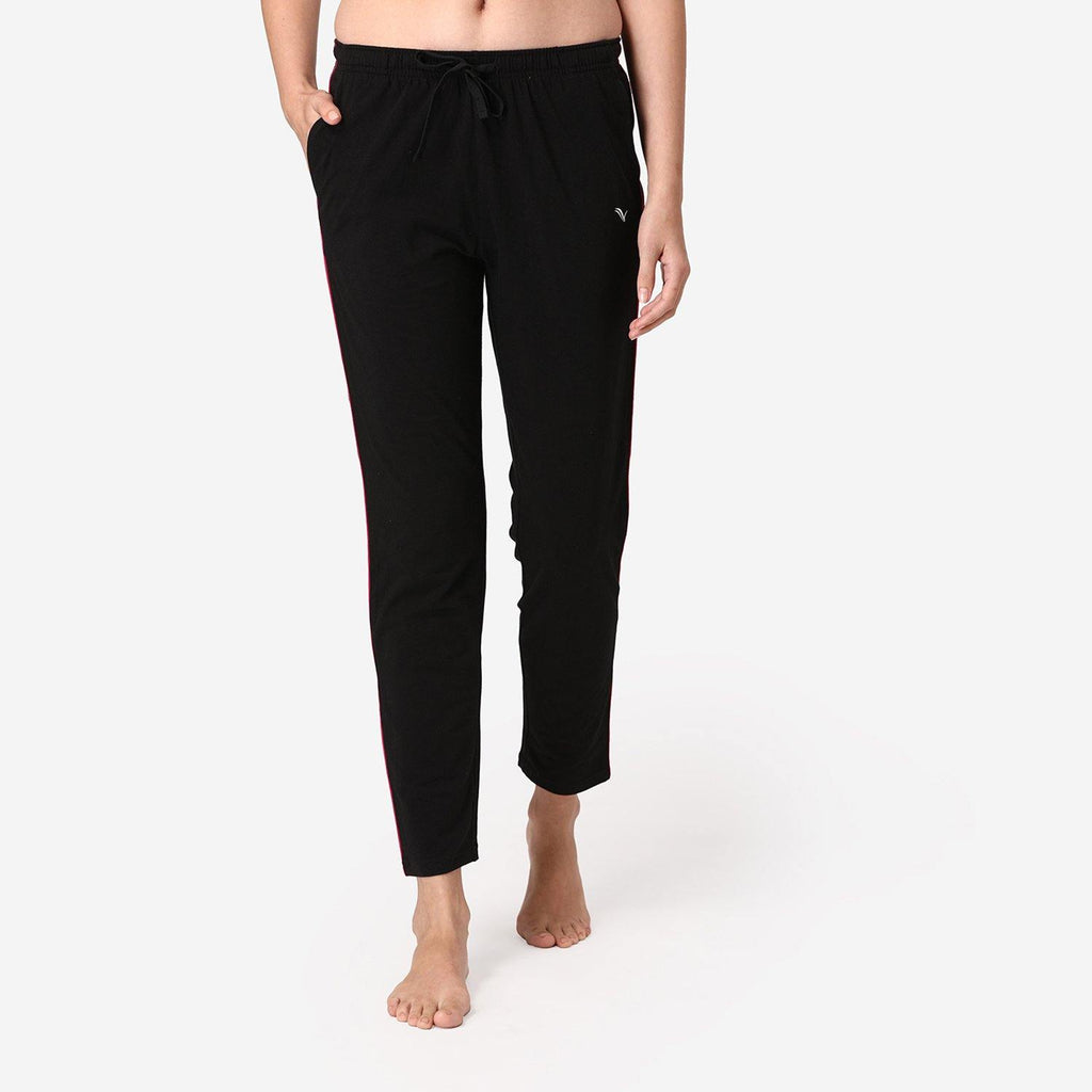 Women's Plain Lower in Black – BONJOUR