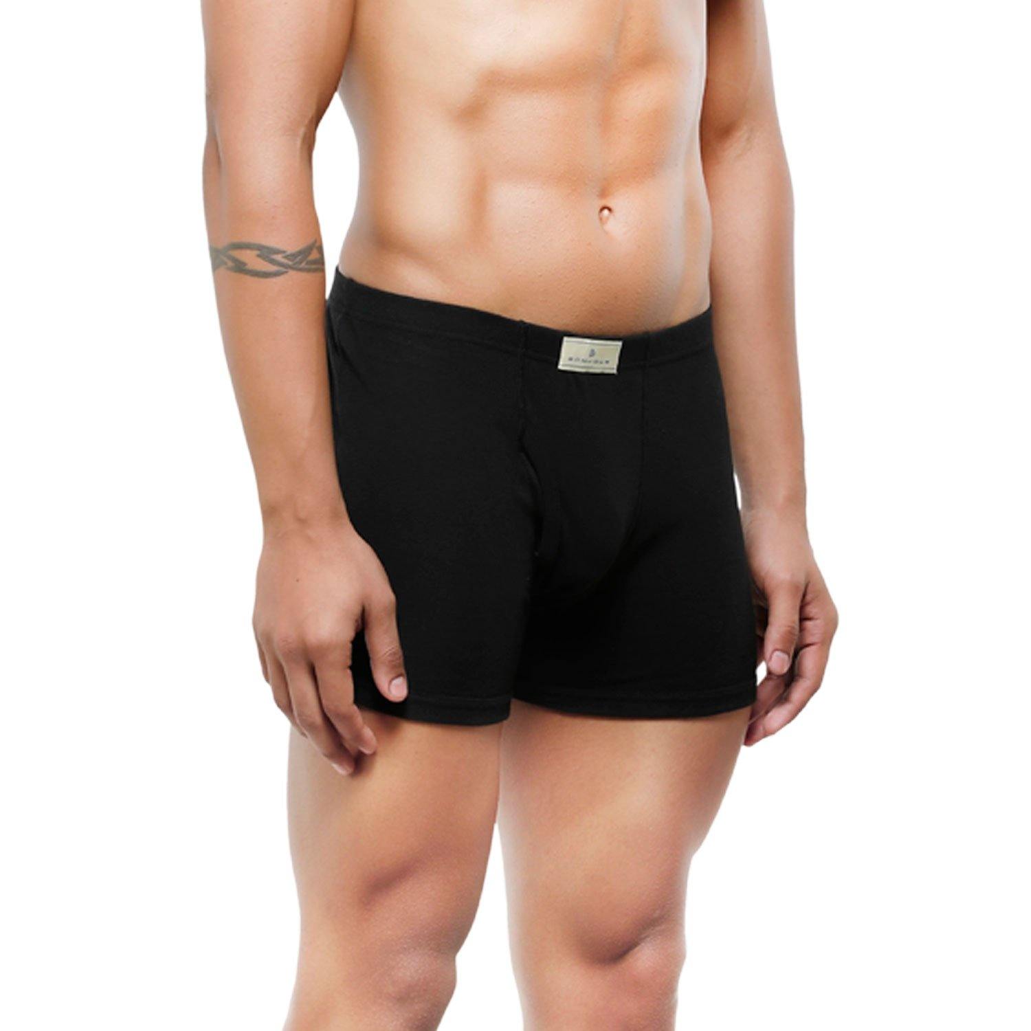 Men's Mid-Rise Classic Cotton Trunks - Pack Of 2 - Bonjour Group