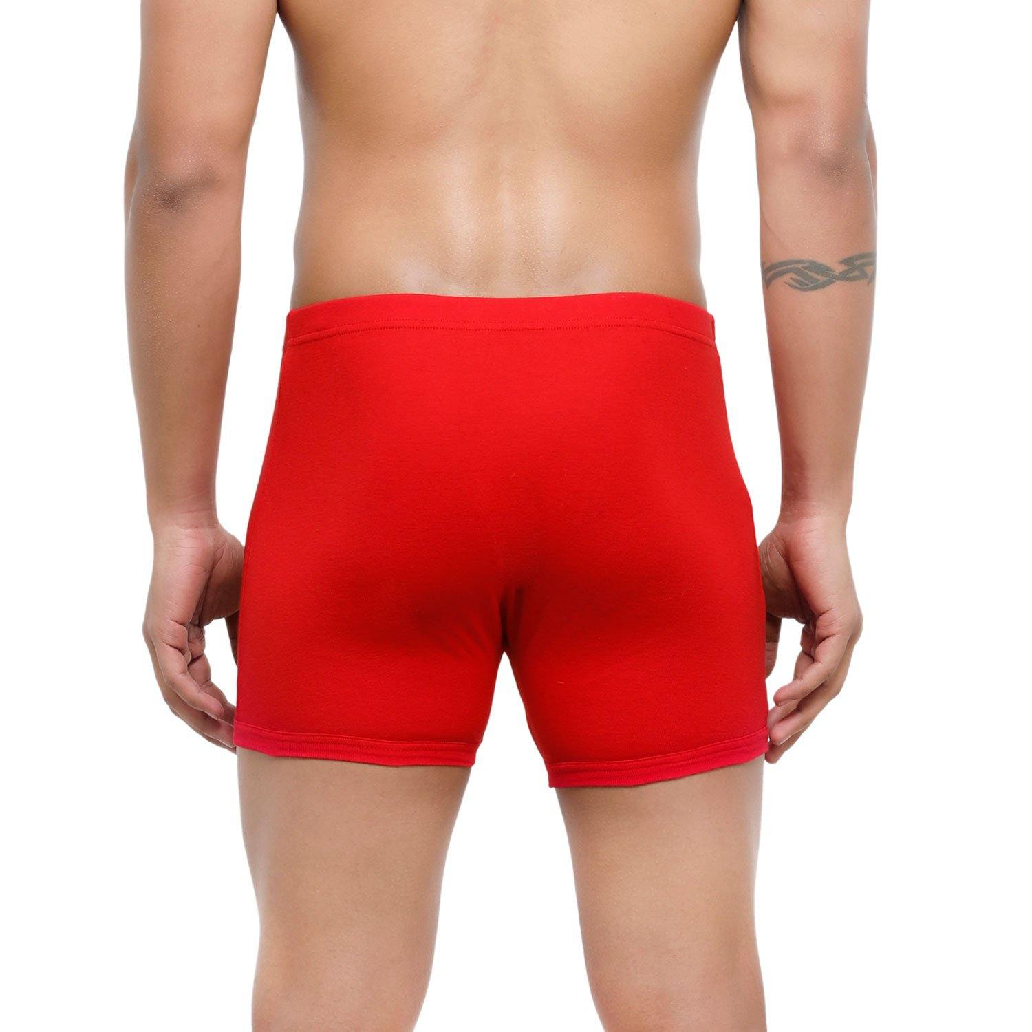 Men's Mid-Rise Classic Cotton Trunks - Pack Of 2 - Bonjour Group
