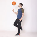 Men's Regular Fit Half Sleeves Sports & Gym T-Shirt - Airforce / Olive