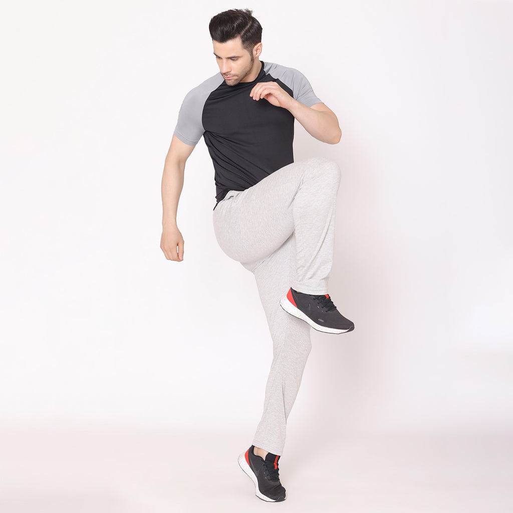 Men's Regular Fit Half Sleeves Gym T-Shirt 