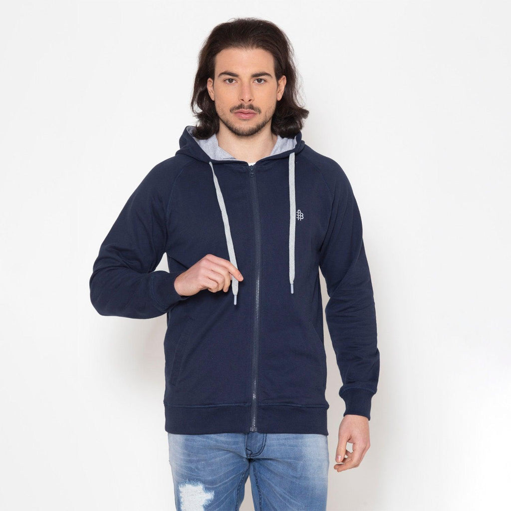 Men's Hooded Jacket - Navy