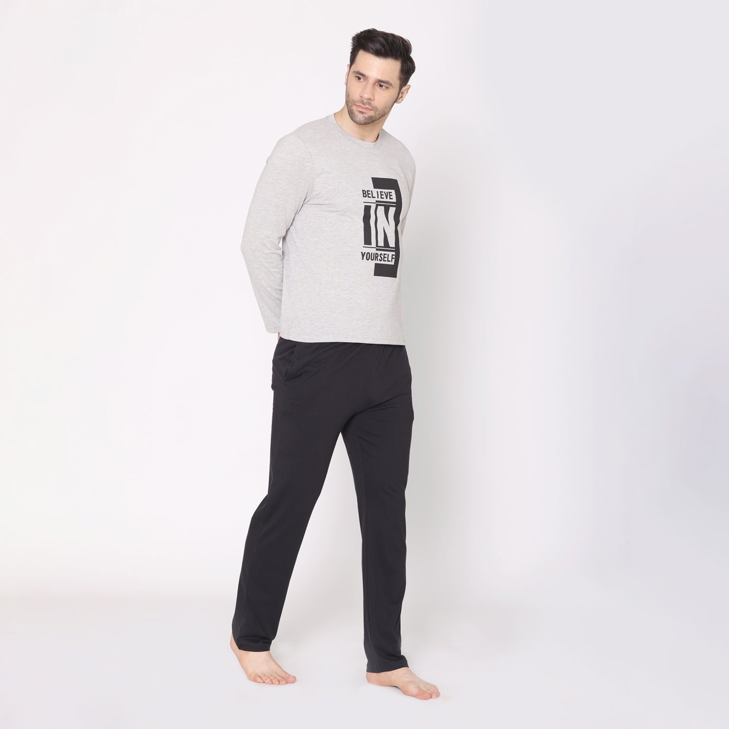 Men Tee Pajama Set