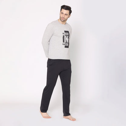Men Tee Pajama Set