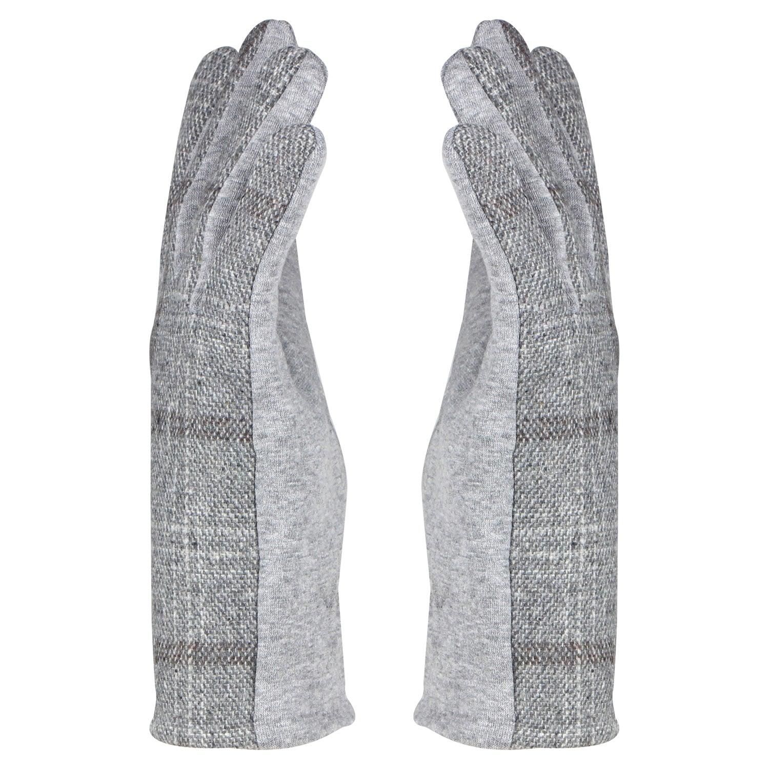 Men Gloves In Light Grey