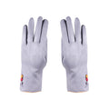 Designer Winter Gloves For Women - Grey