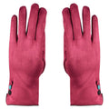 Winter Gloves For Women - Maroon