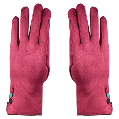 Winter Gloves For Women - Maroon  