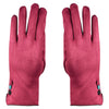 Winter Gloves For Women - Maroon  