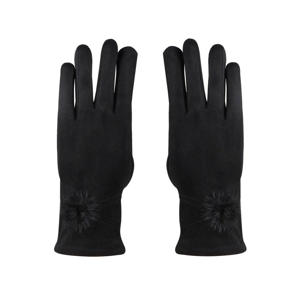 Women Gloves With Pom pom