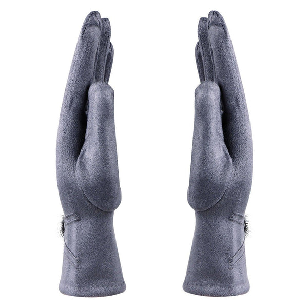 Winter Gloves For Women Grey