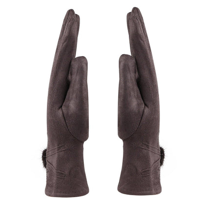  Gloves With Pom Poms