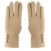 Women's designer Gloves - Brown