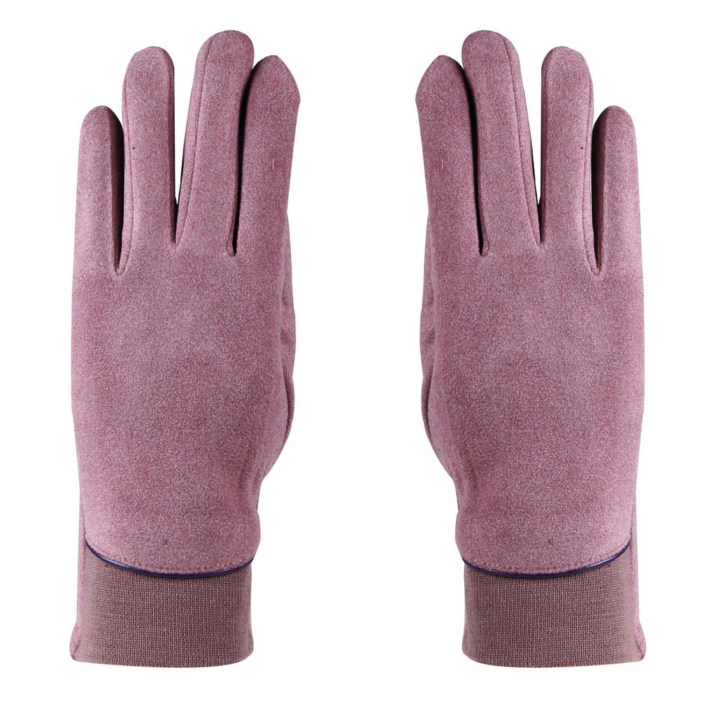 Plain Gloves For Women - Purple