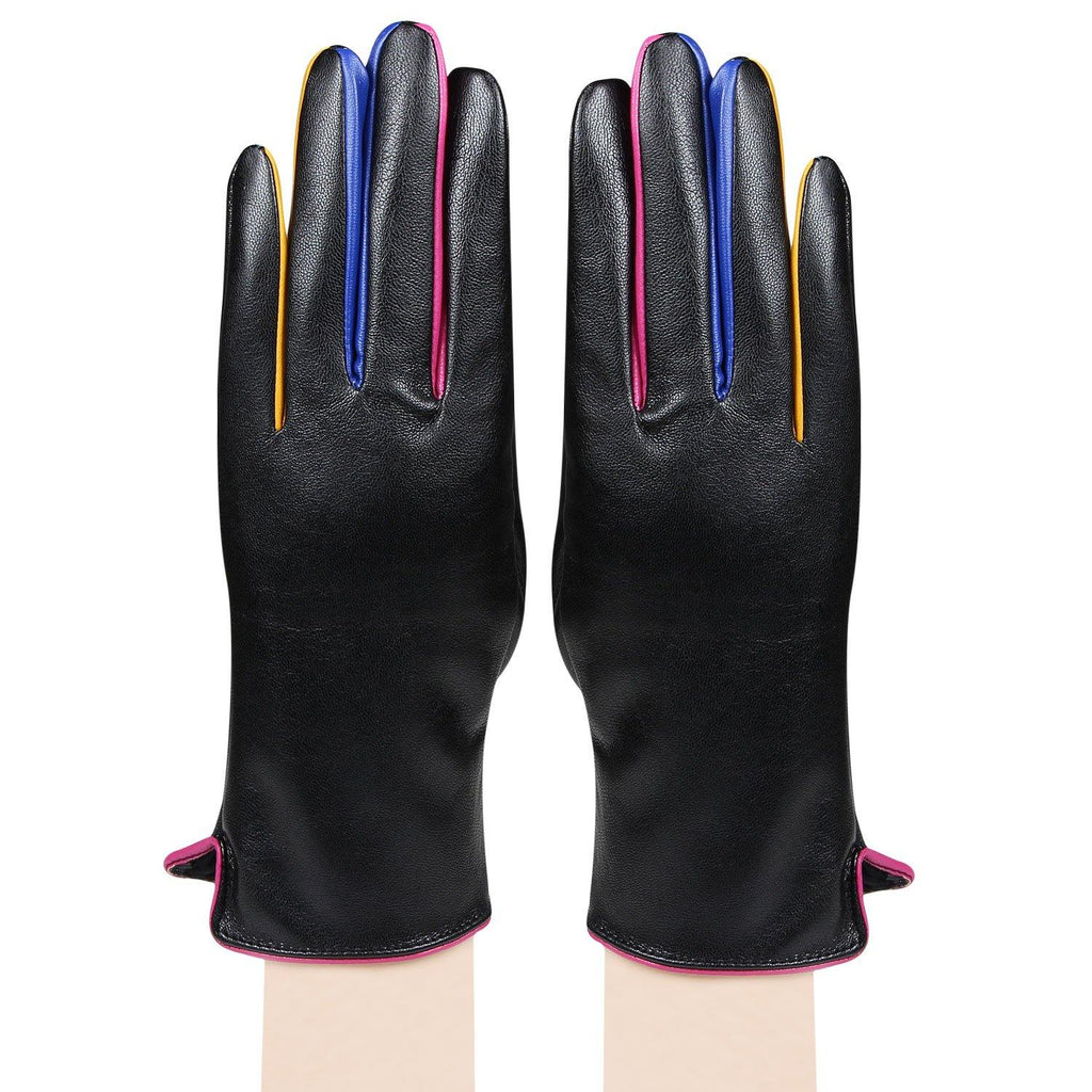 Women's Designer Gloves - Black - Bonjour Group