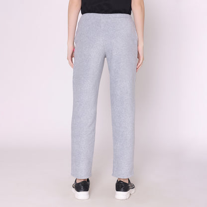 Fleece Lower Track Pants For Ladies