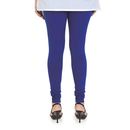 Vami Women's Cotton Stretchable Churidar Legging - Purple Heart - Bonjour Group