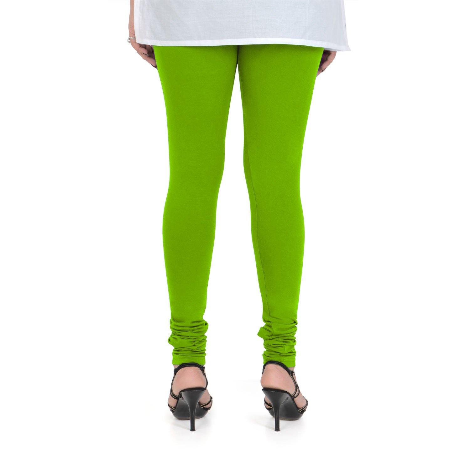 Vami Women's Cotton Stretchable Churidar Legging - Jasmine - Bonjour Group