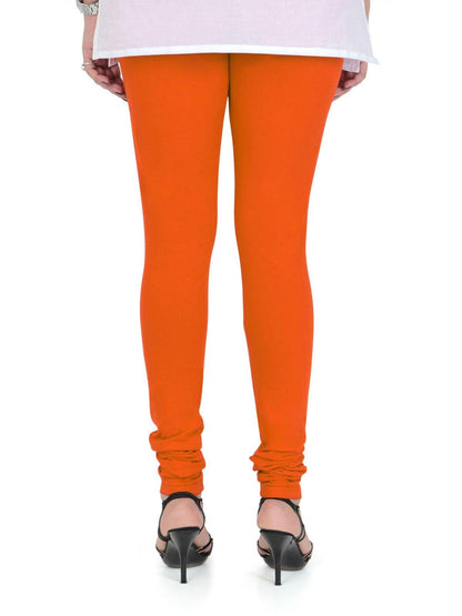 Vami Women's Cotton Stretchable Churidar Legging - Fire - Bonjour Group