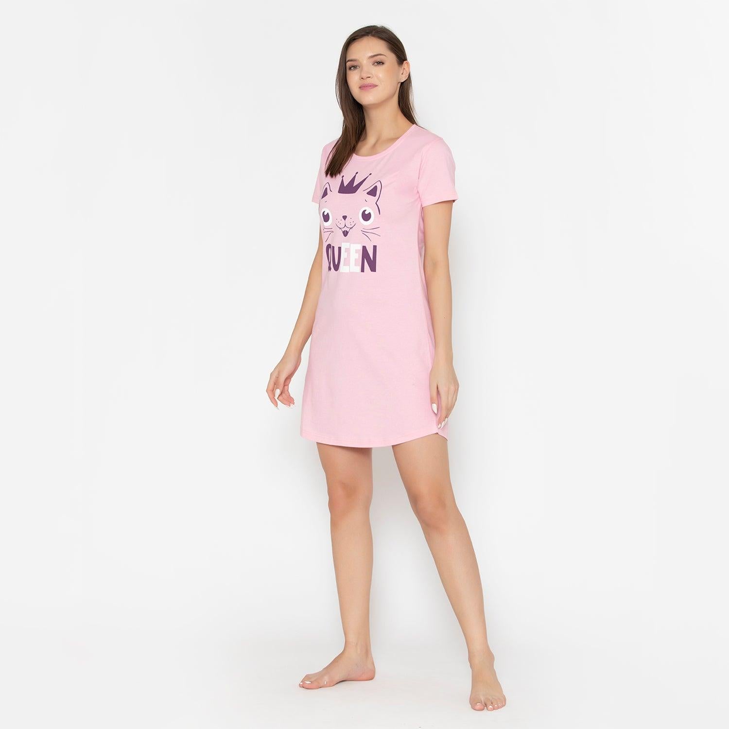 Women Cotton Sleepshirt 