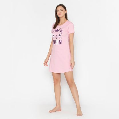 Women Cotton Sleepshirt 