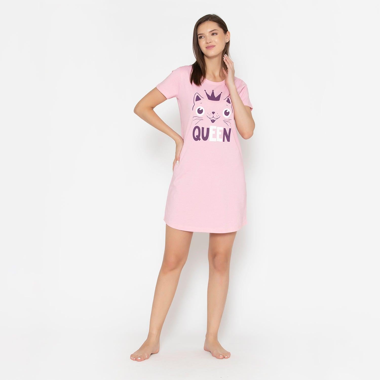 Women Cotton Sleepshirt 