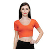Vami Women's Cotton Stretchable Readymade Blouses - Fire - Bonjour Group
