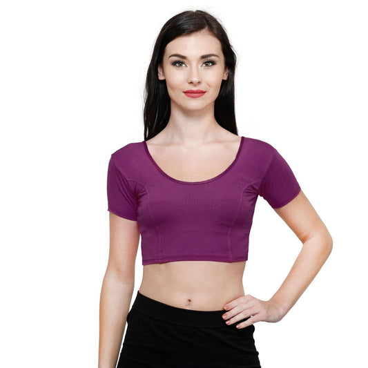 Purple women blouse