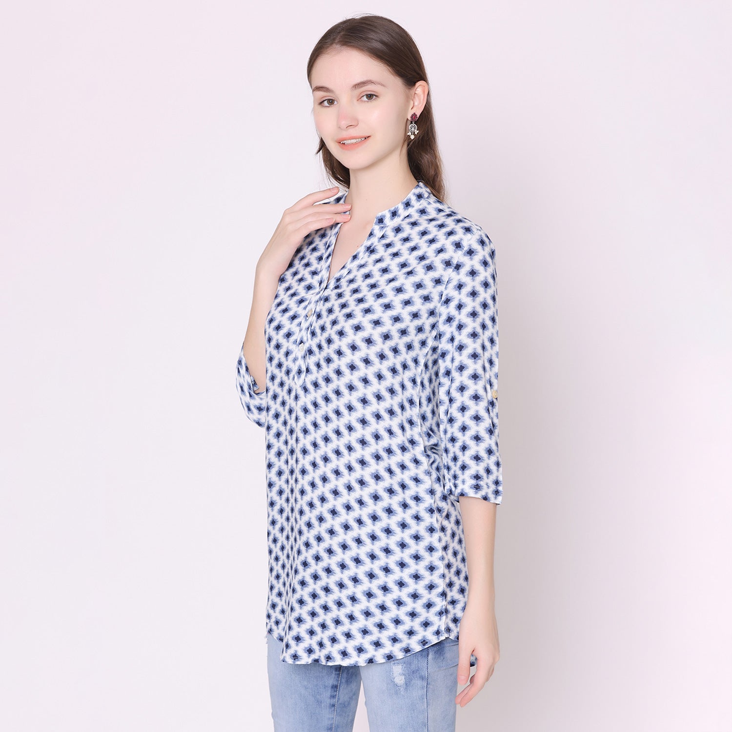 Women's  Printed Short Kurti