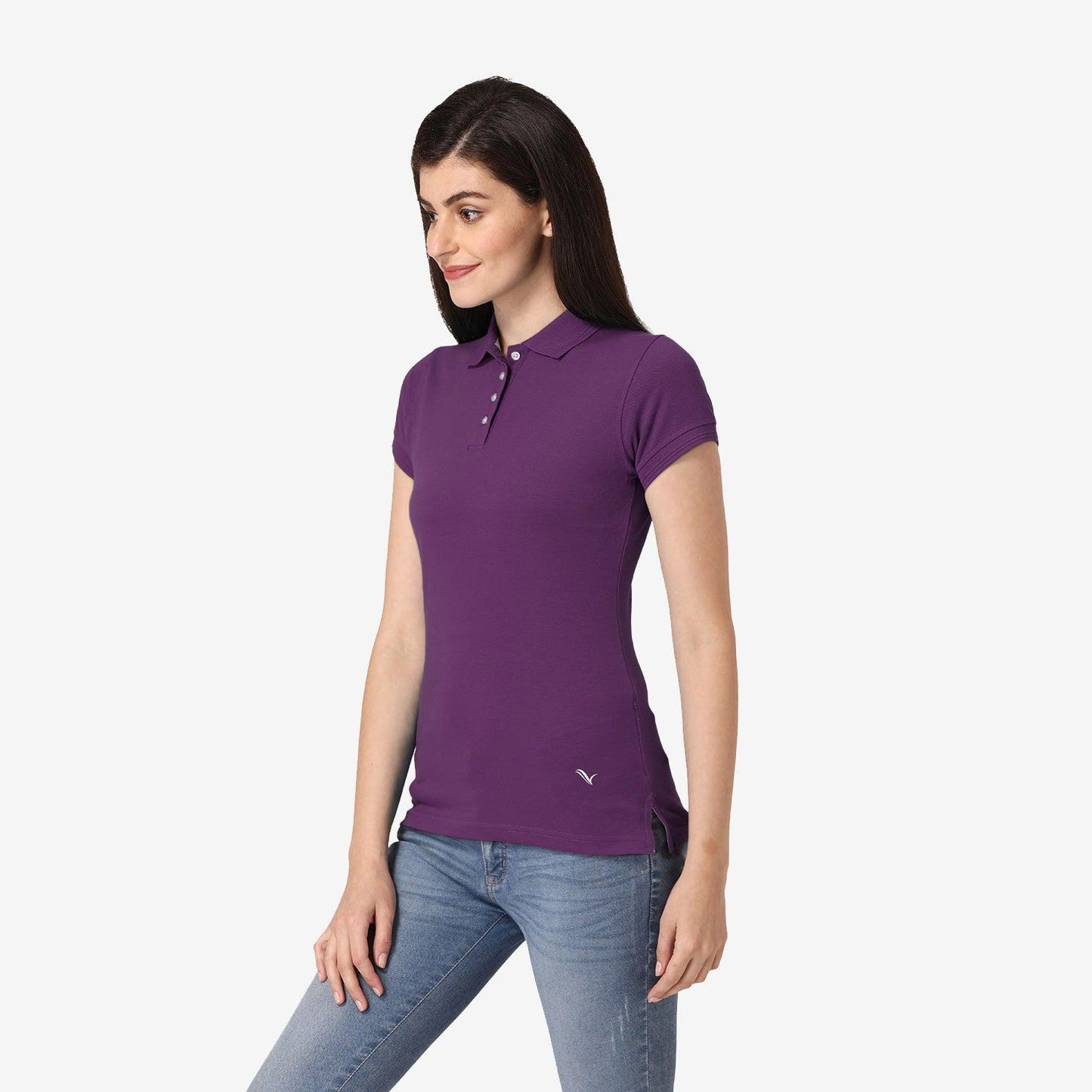 Ladies Half Sleeve Polo T-Shirt 