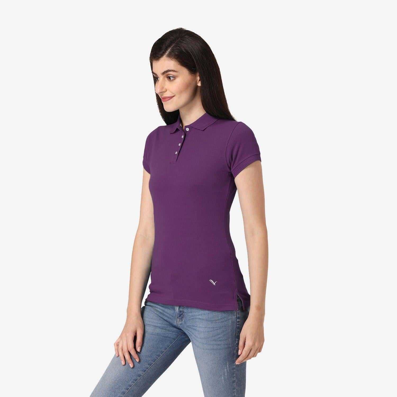 Ladies Half Sleeve Polo T-Shirt 